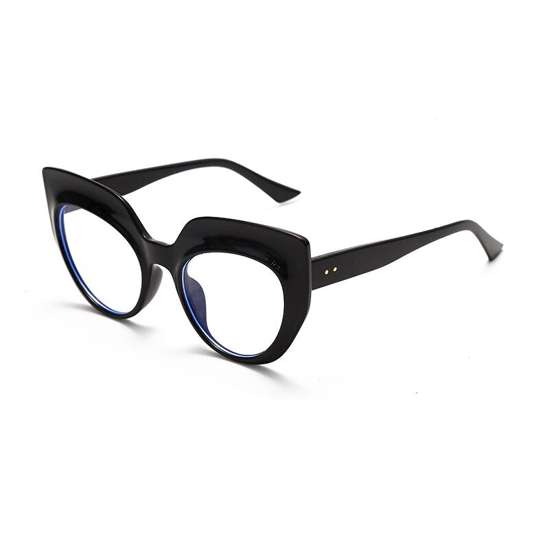 Cat Eye Optical Glasses Women Men Vintage Clear Glasses Eyeglasses Frame Transparent Lens Spectacle Frame Prescription Unisex