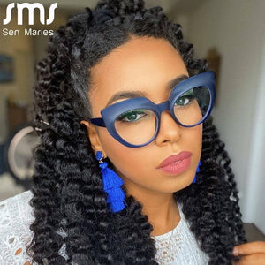 Cat Eye Optical Glasses Women Men Vintage Clear Glasses Eyeglasses Frame Transparent Lens Spectacle Frame Prescription Unisex