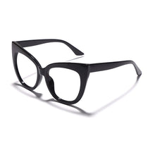 Carica l&#39;immagine nel visualizzatore di Gallery, Cat Eye Optical Glasses Women Men Vintage Clear Glasses Eyeglasses Frame Transparent Lens Spectacle Frame Prescription Unisex