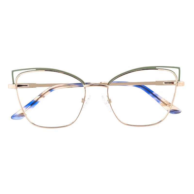 Cat Eye Optical Square Prescription Eyewear For Myopia Reading Women's Decorative Glasses Women Eyeglasses With Frame