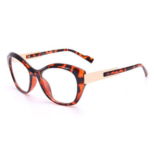Load image into Gallery viewer, Cat Eye Optics Glasses Women  Brand Leopard Clear Lens Glasses Frames For Men Prescription Myopia Eyeglasses Frame