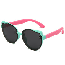 Load image into Gallery viewer, Cat Eye Polarized Kids Sunglasses Boys Girls Children Eyeglasses Child Eyepieces Silicone Flexible Frame Baby Shades Eyewear UV