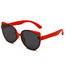 Load image into Gallery viewer, Cat Eye Polarized Kids Sunglasses Boys Girls Children Eyeglasses Child Eyepieces Silicone Flexible Frame Baby Shades Eyewear UV