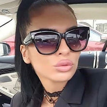 Load image into Gallery viewer, Cat Eye Retro Sunglasses Women Vintage Sun Glasses Female Brand Designer Small Frame Sexy Gradient Oculos De Sol