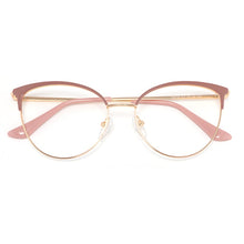 Carica l&#39;immagine nel visualizzatore di Gallery, Cat Eye Round Decorative Glasses Optical Female Computer Prescription Eyewear For Myopia Reading Retro Women&#39;s Eyeglasses Frames