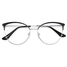 Carica l&#39;immagine nel visualizzatore di Gallery, Cat Eye Round Decorative Glasses Optical Female Computer Prescription Eyewear For Myopia Reading Retro Women&#39;s Eyeglasses Frames