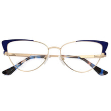 Load image into Gallery viewer, Cat Eye Round Glasses For Women Eyewear Frames For Ladies Screwless Glasses Vintage Female Eyeglasses Fashion Eyeglass