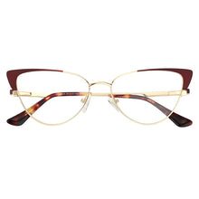 Load image into Gallery viewer, Cat Eye Round Glasses For Women Eyewear Frames For Ladies Screwless Glasses Vintage Female Eyeglasses Fashion Eyeglass