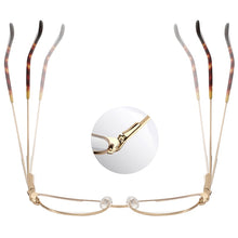 Load image into Gallery viewer, Cat Eye Round Glasses For Women Eyewear Frames For Ladies Screwless Glasses Vintage Female Eyeglasses Fashion Eyeglass
