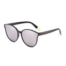 Load image into Gallery viewer, Cat Eye Round Sunglasses Women Men Retro Oversized Sun Glasses Female Stylish Cateye Eyewear Big Frame Sunglass