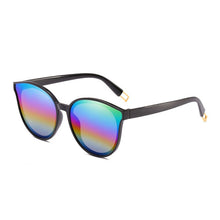 Load image into Gallery viewer, Cat Eye Round Sunglasses Women Men Retro Oversized Sun Glasses Female Stylish Cateye Eyewear Big Frame Sunglass