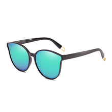 Load image into Gallery viewer, Cat Eye Round Sunglasses Women Men Retro Oversized Sun Glasses Female Stylish Cateye Eyewear Big Frame Sunglass