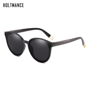 Cat Eye Round Sunglasses Women Men Retro Oversized Sun Glasses Female Stylish Cateye Eyewear Big Frame Sunglass