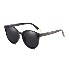 Load image into Gallery viewer, Cat Eye Round Sunglasses Women Men Retro Oversized Sun Glasses Female Stylish Cateye Eyewear Big Frame Sunglass
