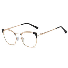 Load image into Gallery viewer, Cat Eye Simple Metal Glasses Frames Men Women Optical Spectacle Eyeglass Prescription Glasses Eyeglasses Vintage