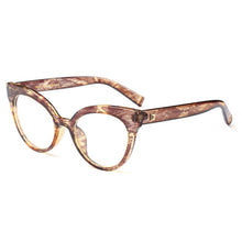 Carica l&#39;immagine nel visualizzatore di Gallery, Cat Eye Spectacle Frame Women Eyeglasses Computer Prescription Optical For Female Vintage Eyewear Clear Lens Glasses Frame RS464