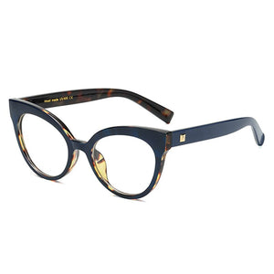 Cat Eye Spectacle Frame Women Eyeglasses Computer Prescription Optical For Female Vintage Eyewear Clear Lens Glasses Frame RS464