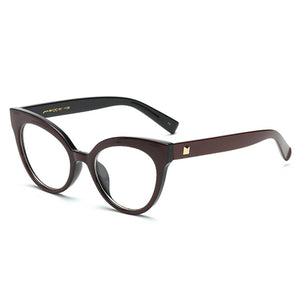 Cat Eye Spectacle Frame Women Eyeglasses Computer Prescription Optical For Female Vintage Eyewear Clear Lens Glasses Frame RS464
