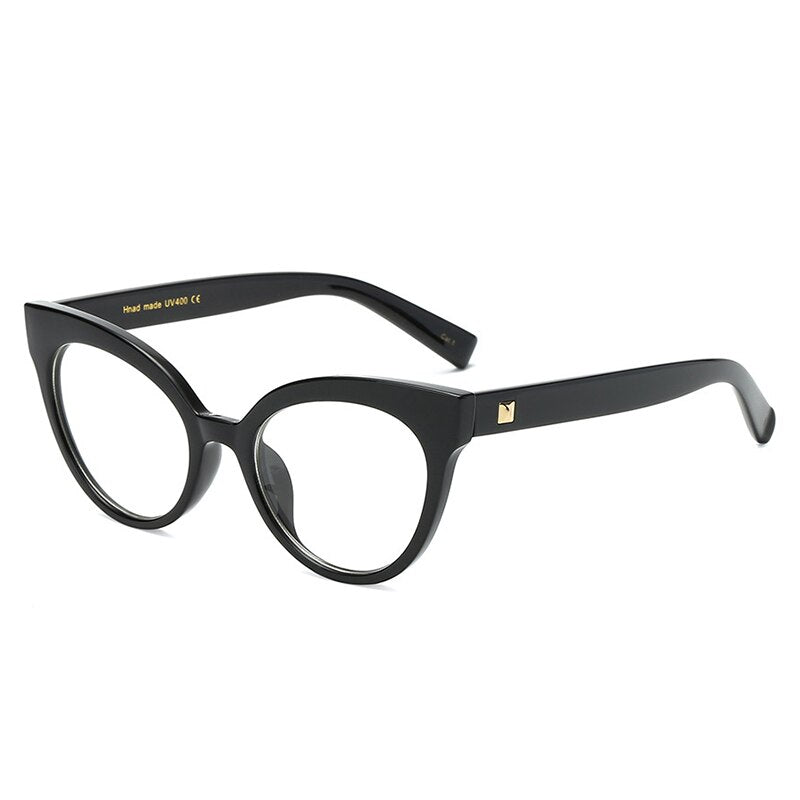 Cat Eye Spectacle Frame Women Eyeglasses Computer Prescription Optical For Female Vintage Eyewear Clear Lens Glasses Frame RS464