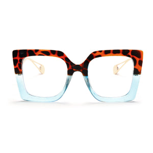 Cat Eye Square Glasses Frames Women Leopard Vintage Classic Prescription Myopia Glasses Frames Men Eyeglasses