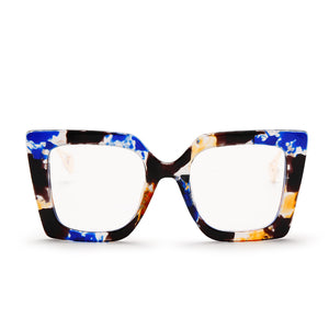 Cat Eye Square Glasses Frames Women Leopard Vintage Classic Prescription Myopia Glasses Frames Men Eyeglasses