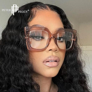Cat Eye Square Glasses Frames Women Leopard Vintage Classic Prescription Myopia Glasses Frames Men Eyeglasses