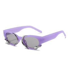 Load image into Gallery viewer, Cat Eye Steampunk Sunglasses Women Vintage Eyeglasses Men Small Frames Punk Sun Glasses  Brand Men Eyewear Shades UV400