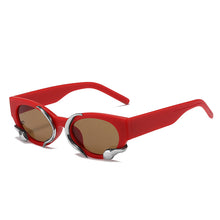 Load image into Gallery viewer, Cat Eye Steampunk Sunglasses Women Vintage Eyeglasses Men Small Frames Punk Sun Glasses  Brand Men Eyewear Shades UV400