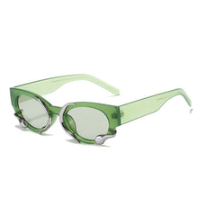 Load image into Gallery viewer, Cat Eye Steampunk Sunglasses Women Vintage Eyeglasses Men Small Frames Punk Sun Glasses  Brand Men Eyewear Shades UV400