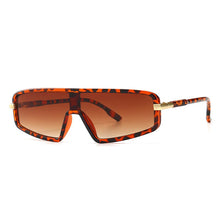 Load image into Gallery viewer, Cat Eye Sunglasses Oversize Men Women One Pieces Flat Top Mirror Gradient Lens  Designer Eyewear UV400 Glasses Shades