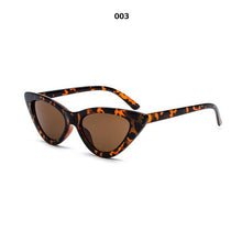 Load image into Gallery viewer, Cat Eye Sunglasses Women 2023 Sun Glasses Mirror Gradient Lens Retro Eyewear UV400  Brand black White Triangle 366