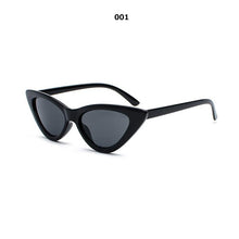 Load image into Gallery viewer, Cat Eye Sunglasses Women 2023 Sun Glasses Mirror Gradient Lens Retro Eyewear UV400  Brand black White Triangle 366