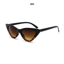 Load image into Gallery viewer, Cat Eye Sunglasses Women 2023 Sun Glasses Mirror Gradient Lens Retro Eyewear UV400  Brand black White Triangle 366