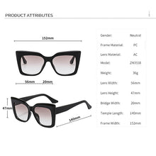 Load image into Gallery viewer, Cat Eye Sunglasses Women 2023 Women Glasses Square Sun Glasses Brand Designer Classic Female Eyewear Oculos De Sol