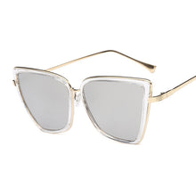 Load image into Gallery viewer, Cat Eye Sunglasses Women Alloy Frame Brand Designer Retro Cat Eye Sun Glasses Female Vintage Oculos De Sol UV400