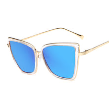 Load image into Gallery viewer, Cat Eye Sunglasses Women Alloy Frame Brand Designer Retro Cat Eye Sun Glasses Female Vintage Oculos De Sol UV400