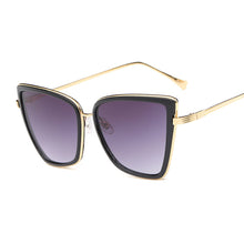 Load image into Gallery viewer, Cat Eye Sunglasses Women Alloy Frame Brand Designer Retro Cat Eye Sun Glasses Female Vintage Oculos De Sol UV400