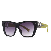 Load image into Gallery viewer, Cat Eye Sunglasses Women Brand Designer Oversized Sun Glasses Men Rivet Punk Goggle Shades One Piece Glasses UV400 Oculos
