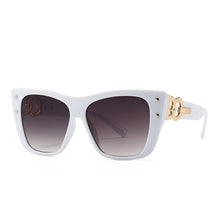 Load image into Gallery viewer, Cat Eye Sunglasses Women Brand Designer Oversized Sun Glasses Men Rivet Punk Goggle Shades One Piece Glasses UV400 Oculos