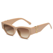 Load image into Gallery viewer, Cat Eye Sunglasses Women 2023 Vintage White Glasses Shades Men Brand Designer  Sun Glasses UV400  Eyewear Oculos