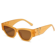 Load image into Gallery viewer, Cat Eye Sunglasses Women 2023 Vintage White Glasses Shades Men Brand Designer  Sun Glasses UV400  Eyewear Oculos