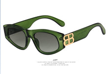 Carica l'immagine nel visualizzatore di Gallery, Cat Eye  Sunglasses Women 2023 Brand Designer Color Gradient Lens Sun Glasses Cool B Logo Party Beach Glasses UV400