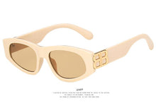 Carica l'immagine nel visualizzatore di Gallery, Cat Eye  Sunglasses Women 2023 Brand Designer Color Gradient Lens Sun Glasses Cool B Logo Party Beach Glasses UV400
