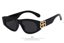 Carica l'immagine nel visualizzatore di Gallery, Cat Eye  Sunglasses Women 2023 Brand Designer Color Gradient Lens Sun Glasses Cool B Logo Party Beach Glasses UV400