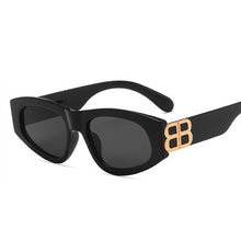 Carica l'immagine nel visualizzatore di Gallery, Cat Eye  Sunglasses Women 2023 Brand Designer Color Gradient Lens Sun Glasses Cool B Logo Party Beach Glasses UV400