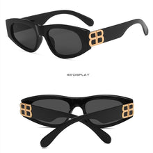 Carica l'immagine nel visualizzatore di Gallery, Cat Eye  Sunglasses Women 2023 Brand Designer Color Gradient Lens Sun Glasses Cool B Logo Party Beach Glasses UV400