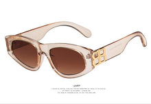Carica l'immagine nel visualizzatore di Gallery, Cat Eye  Sunglasses Women 2023 Brand Designer Color Gradient Lens Sun Glasses Cool B Logo Party Beach Glasses UV400