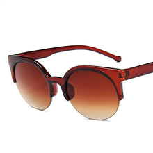 Load image into Gallery viewer, Cat Eye Sunglasses Women Ladies Vintage Sun Glasses Female Round Circle Sexy Retro Oculos De Sol Feminino UV400 Points