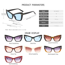 Load image into Gallery viewer, Cat Eye Sunglasses Women Irregular Square Sun Glasses Brand Designer Gradient Lens Sexy Ladies Shades Female Gafas de Sol UV400