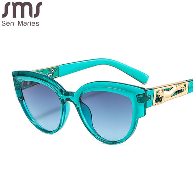 Cat Eye Sunglasses Women  Brand Designer Steampunk Gradient Sun Glasses Men UV400 Driving Shades Eyewear Gafas de sol